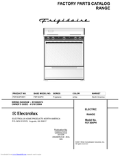 Frigidaire FEF304PH Factory Parts Catalog