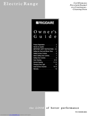 Frigidaire FEF322BAWK Owner's Manual