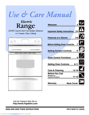 Frigidaire FEF336BCG Use & Care Manual
