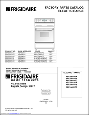 Frigidaire EFE356CHSB Factory Parts Catalog