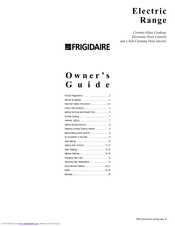 Frigidaire FEF357CGSA Owner's Manual