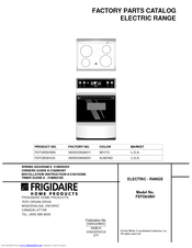 Frigidaire FEFD65BHDA Factory Parts Catalog