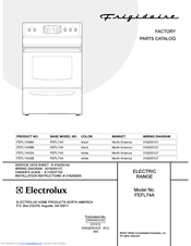 Frigidaire FEFL74A Factory Parts Catalog