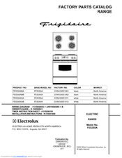 Frigidaire FES355ASA Control Factory Parts Catalog