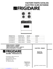 Frigidaire FES300WCDC Factory Parts Catalog