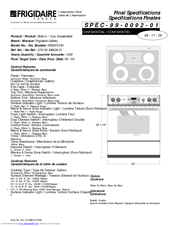 Frigidaire Gallery FES387CHS Specifications