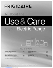 Frigidaire FFEF3015L S Use & Care Manual