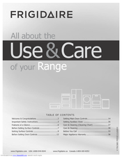 Frigidaire FFEF4017L B Use & Care Manual