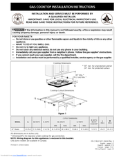 Frigidaire FGC30S4HWA Installation Instructions Manual