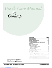 Frigidaire FGC36S6ASC Use & Care Manual