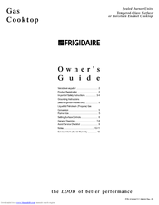 Frigidaire FGC6X5XEWD Owner's Manual