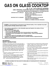 Frigidaire FGC6X9XESD Installation Instructions Manual