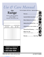 Frigidaire FGF318EC Use & Care Manual