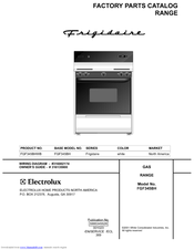 Frigidaire FGF345BH Factory Parts Catalog