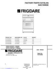 Frigidaire FGF354BG Factory Parts Catalog