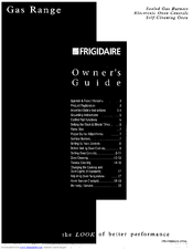 Frigidaire FGF353CASJ Owner's Manual