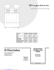 Frigidaire FGF366E Factory Parts Catalog