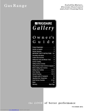 Frigidaire FGF376CETN Owner's Manual