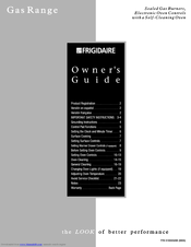 Frigidaire FGF376CETP Owner's Manual