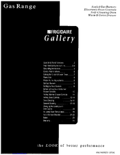 Frigidaire FGF376CETM User Manual