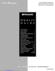 Frigidaire FGF379WECT Owner's Manual