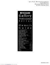 Frigidaire FGF379WESP Owner's Manual