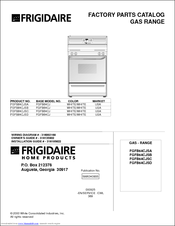 Frigidaire FGFB64CJSD Factory Parts Catalog