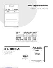 Frigidaire FGFB66E Factory Parts Catalog