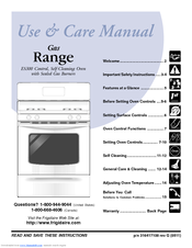 Frigidaire Frigidaire GLGFS75DCB Use & Care Manual