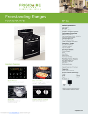 Frigidaire Gallery Premier FGGF3076K Specifications
