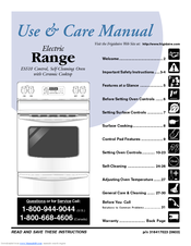 Frigidaire GLEF387FCC Use & Care Manual