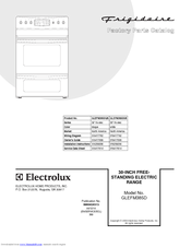 Frigidaire GLEFM385D Factory Parts Catalog