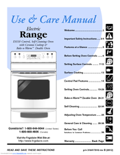 Frigidaire GLEMF397DBA Use & Care Manual