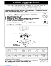 Frigidaire GLGC36S9ESA Installation Instructions Manual