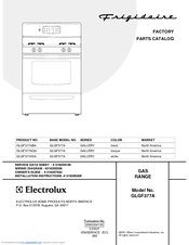 Frigidaire GLGF377A Factory Parts Catalog
