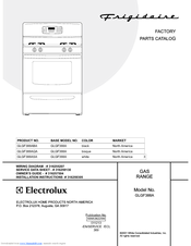 Frigidaire GLGF388A Factory Parts Catalog