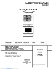 Frigidaire PLCS389C Factory Parts Catalog