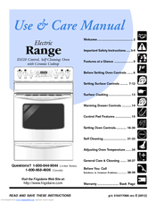 Frigidaire PLEF398DCJ Use & Care Manual