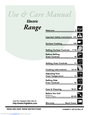 Frigidaire Professional PLEF489GC Use & Care Manual