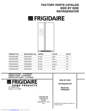 Frigidaire FRS20ZGGW1 Factory Parts Catalog