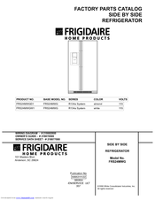 Frigidaire FRS24MWG Factory Parts Catalog