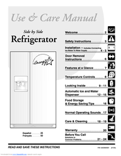 Frigidaire GTG130PANR Use And Care Manual