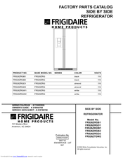Frigidaire FRS26ZRGW1 Factory Parts Catalog