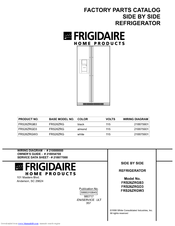 Frigidaire FRS26ZRGB3 Factory Parts Catalog