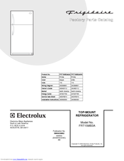 Frigidaire FRT15MB3A Factory Parts Catalog