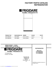Frigidaire FRT16NRGW0 Factory Parts Catalog