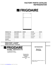 Frigidaire FRT18DRH Factory Parts Catalog