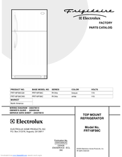 Frigidaire FRT18FS6C Factory Parts Catalog