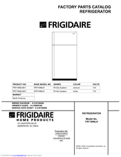 Frigidaire FRT18INLH Factory Parts Catalog