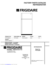 Frigidaire FRT18LBH Factory Parts Catalog